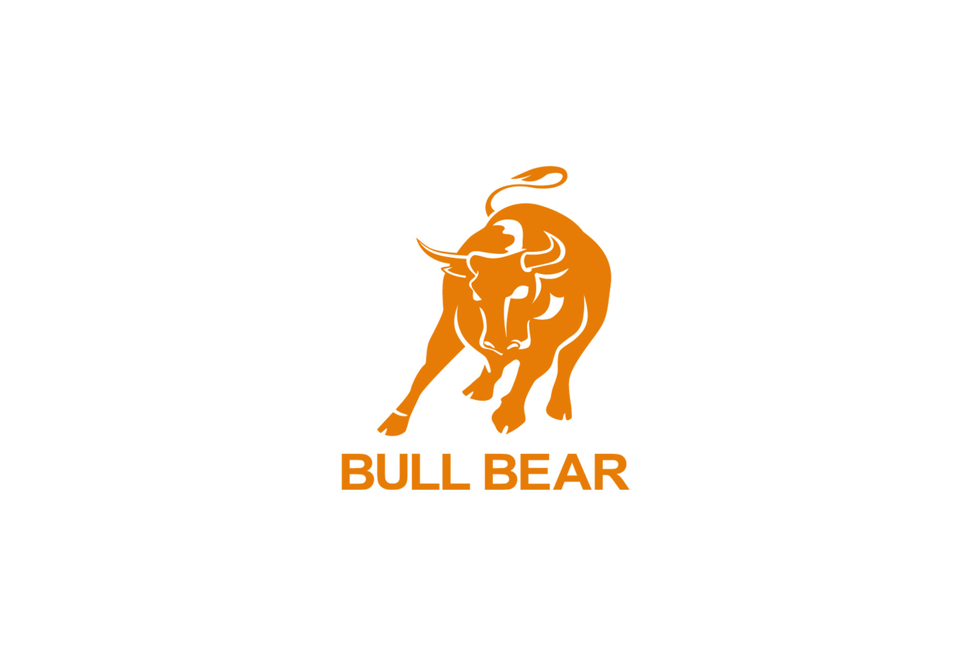 Bull bear logo